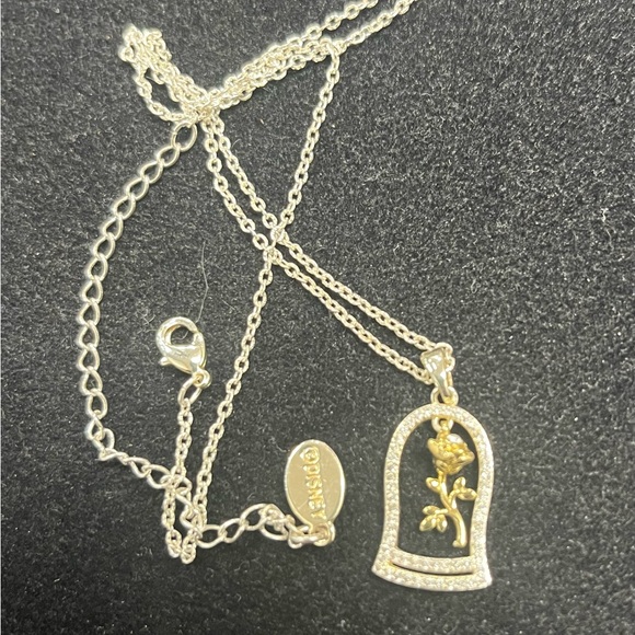 Disney Beauty and the Beast necklace. - Picture 2 of 5